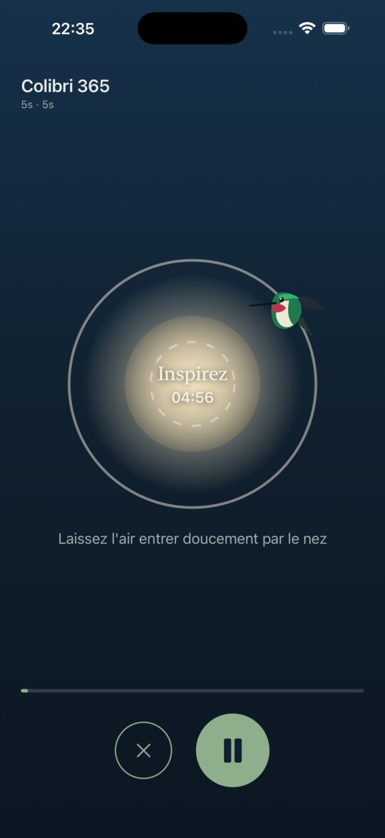 Respicoon — aperçu de l'application